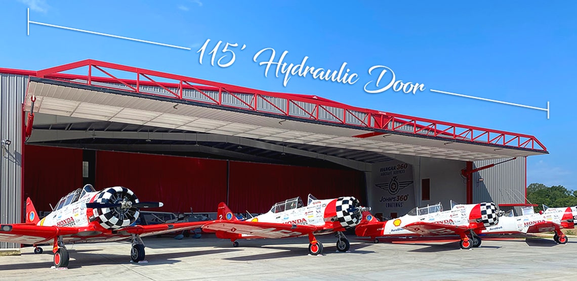 Schweiss Doors - Hydraulic Doors for Aviation, Agriculture and