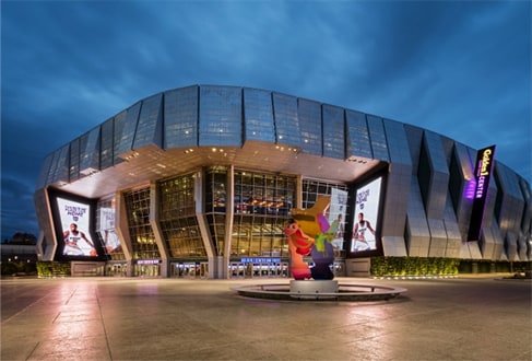 Custom stadium glass doors