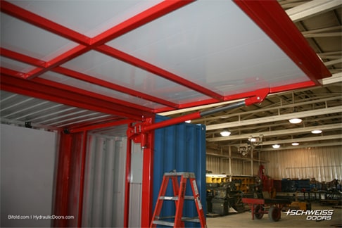 Schweiss hydraulic container door