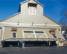 Hydraulic Moving Porch Doors