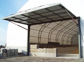 bifold hangar doors