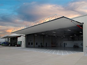 Polycarbonate Hangar Doors