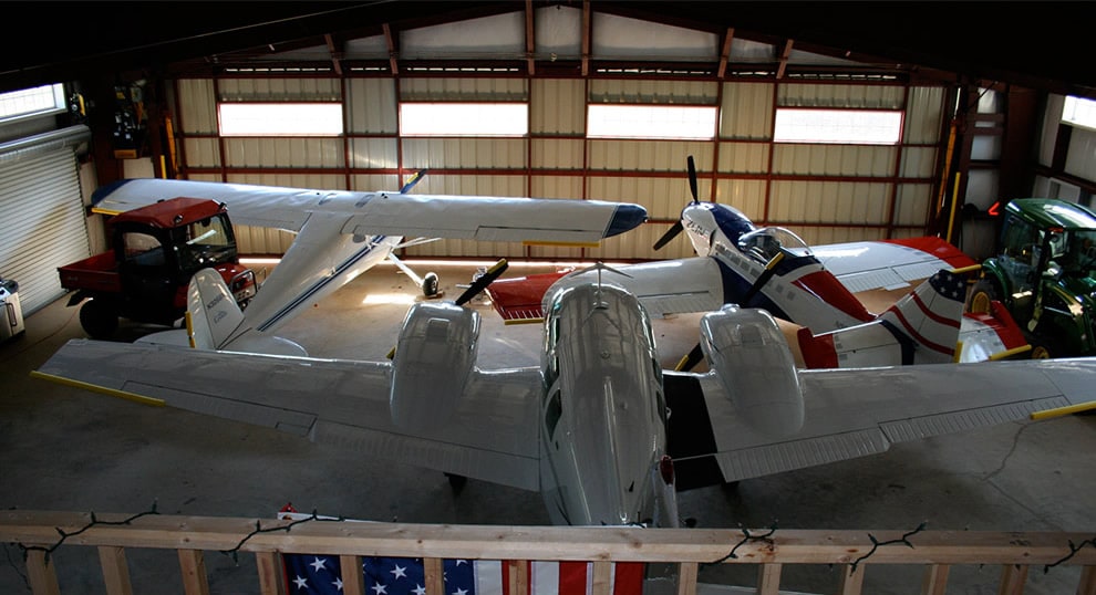 Airpark Box Hangar Doors for Aircrafts