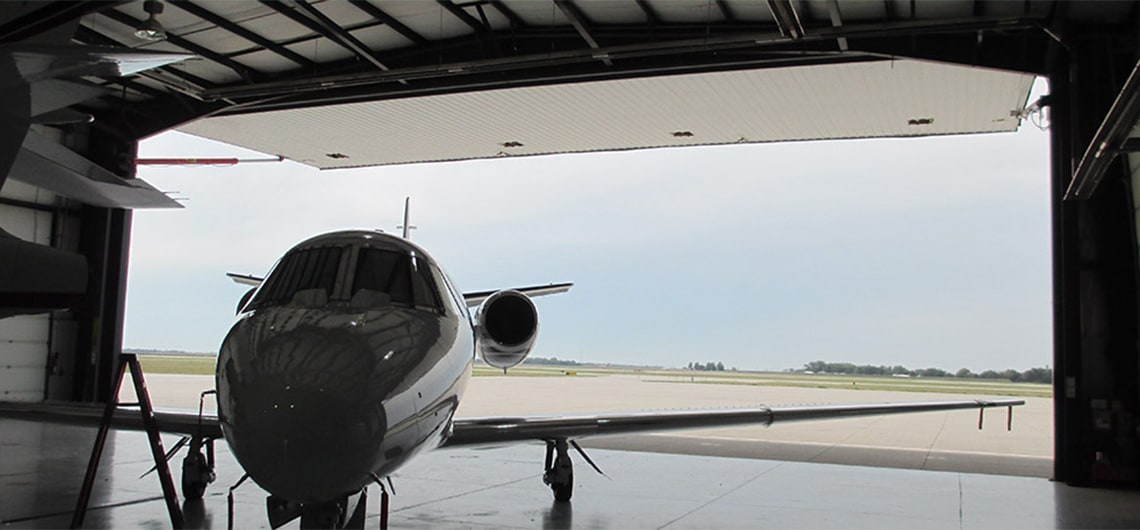 Schweiss Airplane Hydraulic Hangar Doors