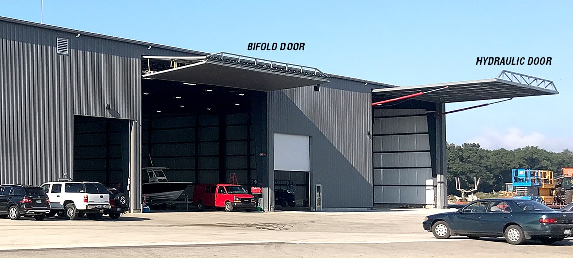 Schweiss Bifold and Hydraulic Door Comparison