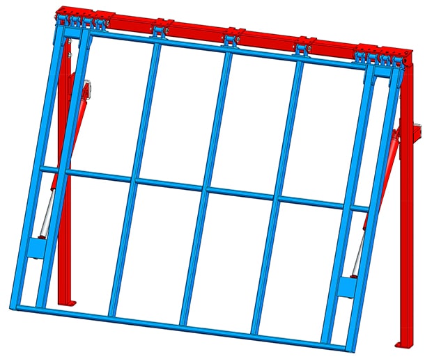 Schweiss One-Piece Hydraulic Doorframe 