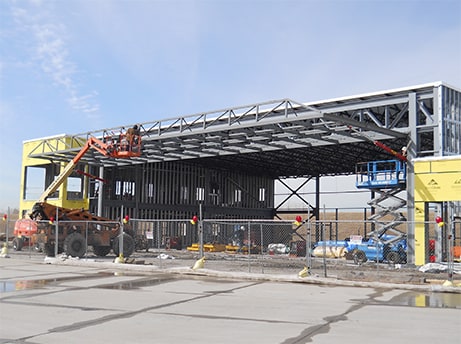 Schweiss Door installations for Hydraulic Hangar Doors