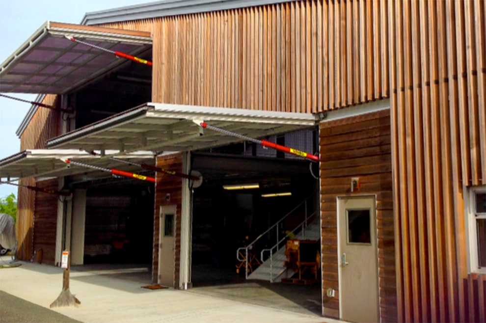 Schweiss Hydraulic Doors at a Winery