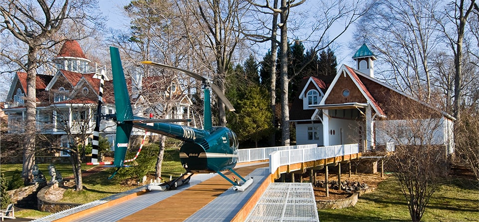 Architectural Helicopter Hangar Hydraulic Doors