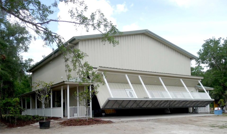 Architecture Porch Hangar Hydraulic Doors