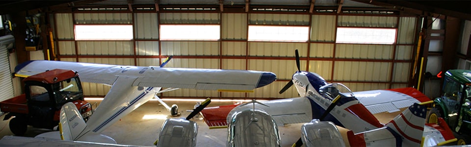 Airpark Hangar Hydraulic Doors