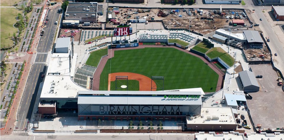 Schweiss Baseball Stadium Deisgner Doors