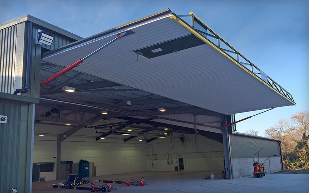 Helicopter Hangar Hydraulic Doors