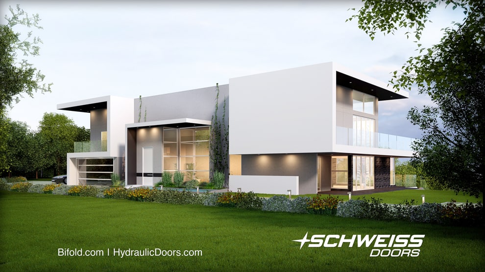 Schweiss Designer Doors under construction