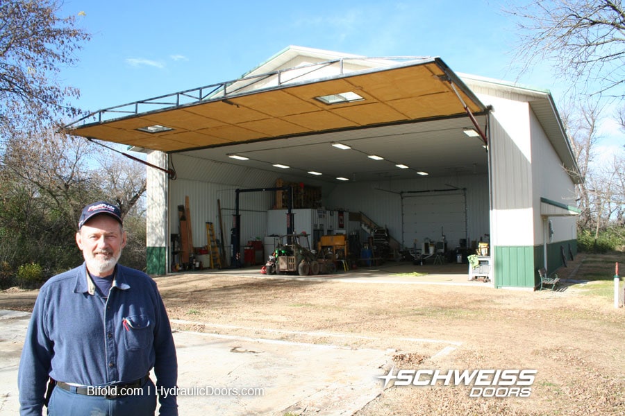 Schweiss Doors works to get big and small equipment into the shop