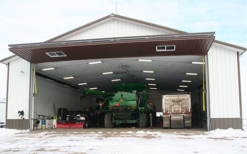 Equipment Shop Hydraulic Doors