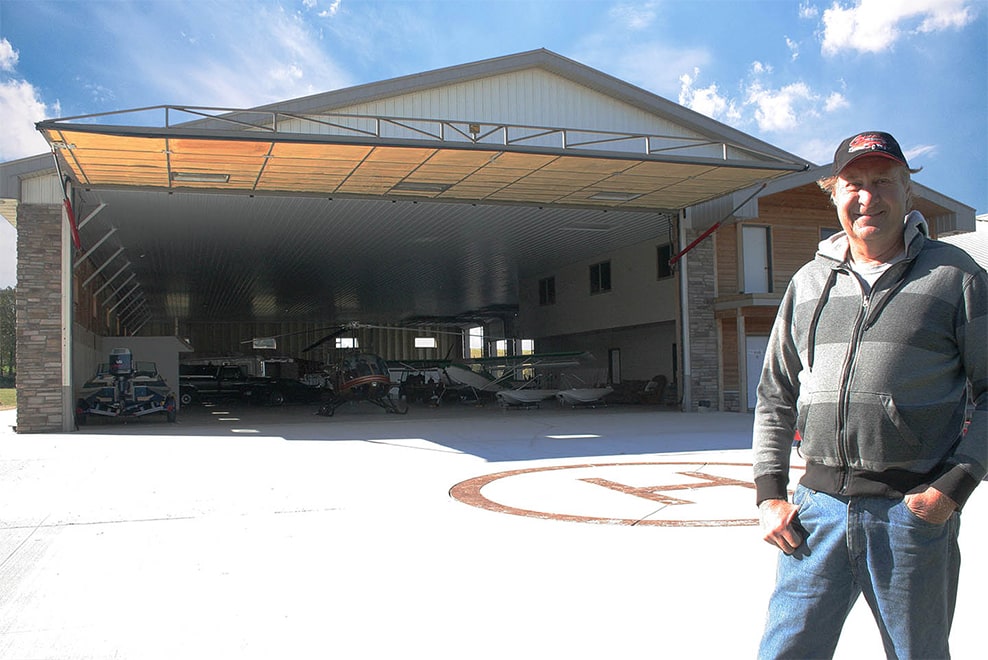 Seaplane Hangar Hydraulic Doors