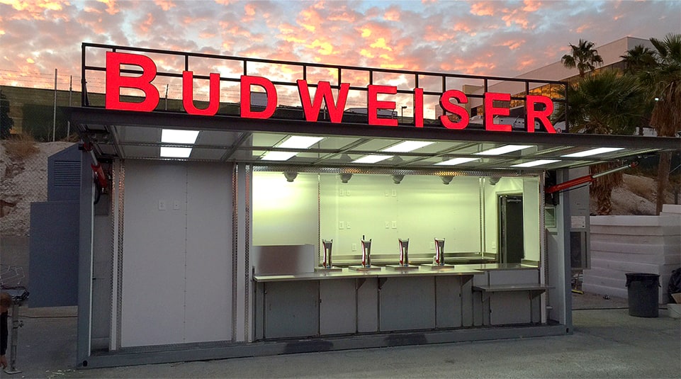 Schweiss Container Stadium Hydraulic Doors