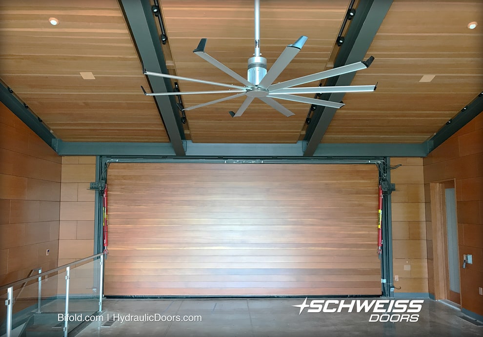 Designer Schweiss Hydraulic Doors at Texas Home