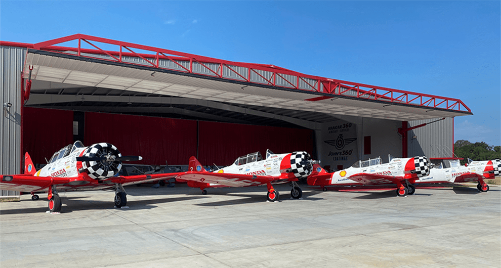 Large Hydraulic Hangar Doors