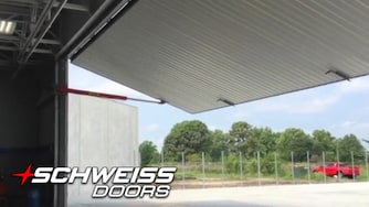 Aviation Academy hangar door